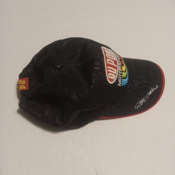 Jeff Gordon Dupont Motorsports Chase Authentics Black Flaming Hat/Cap - Picture 4 of 7